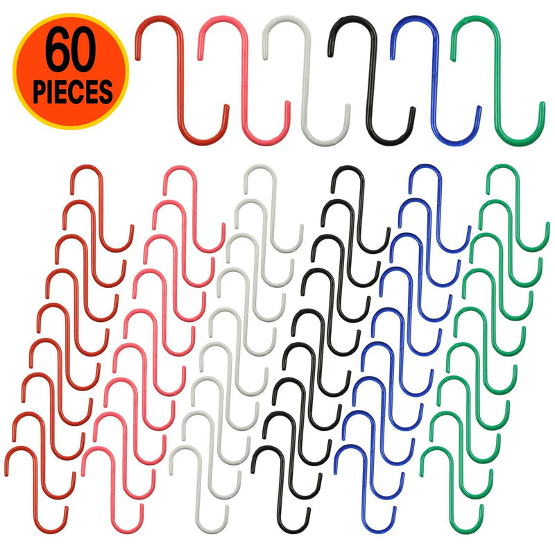 Long Wall Hook 6 Colours Assorted